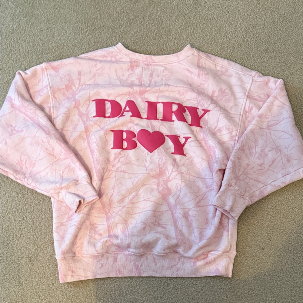 Valentines Drop Dairy Boy Sweatshirt